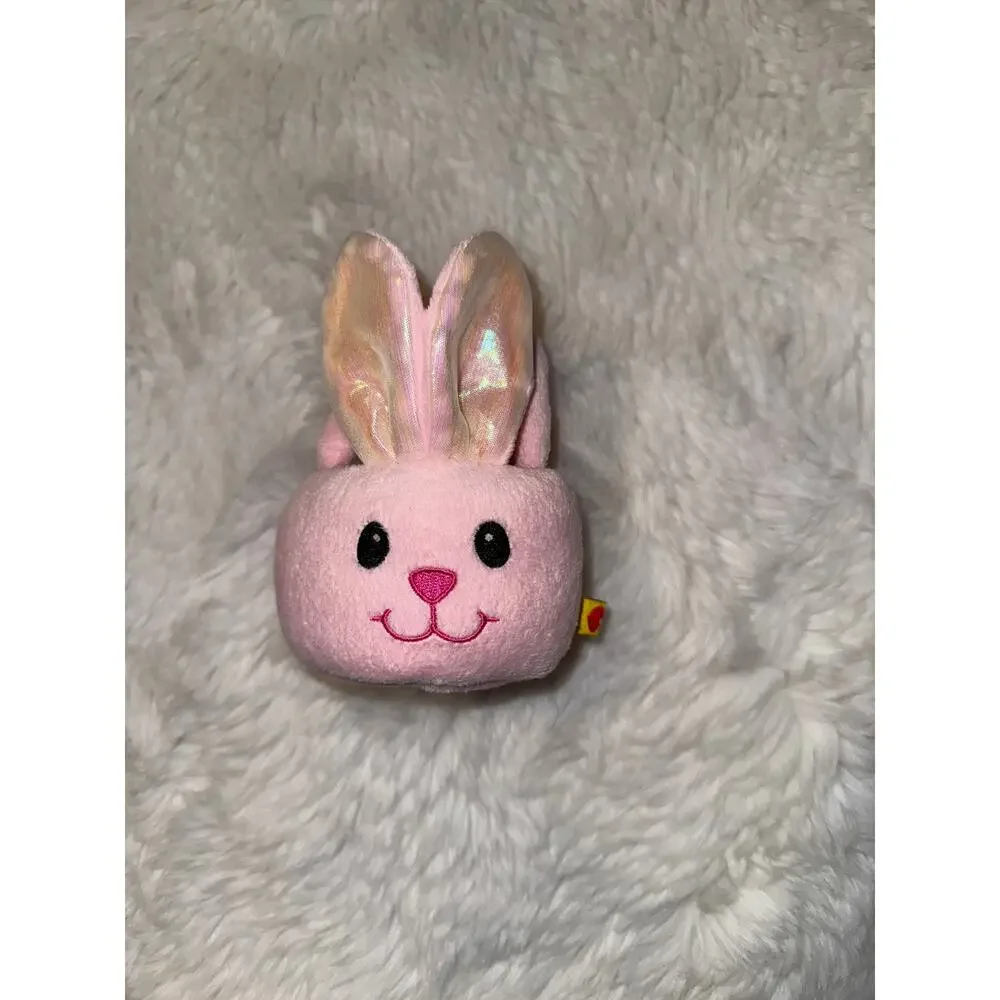Build A Bear Easter Bunny Basket Pink Rabbit Spring Iridescent Plush Accessory - Picture 1 of 3